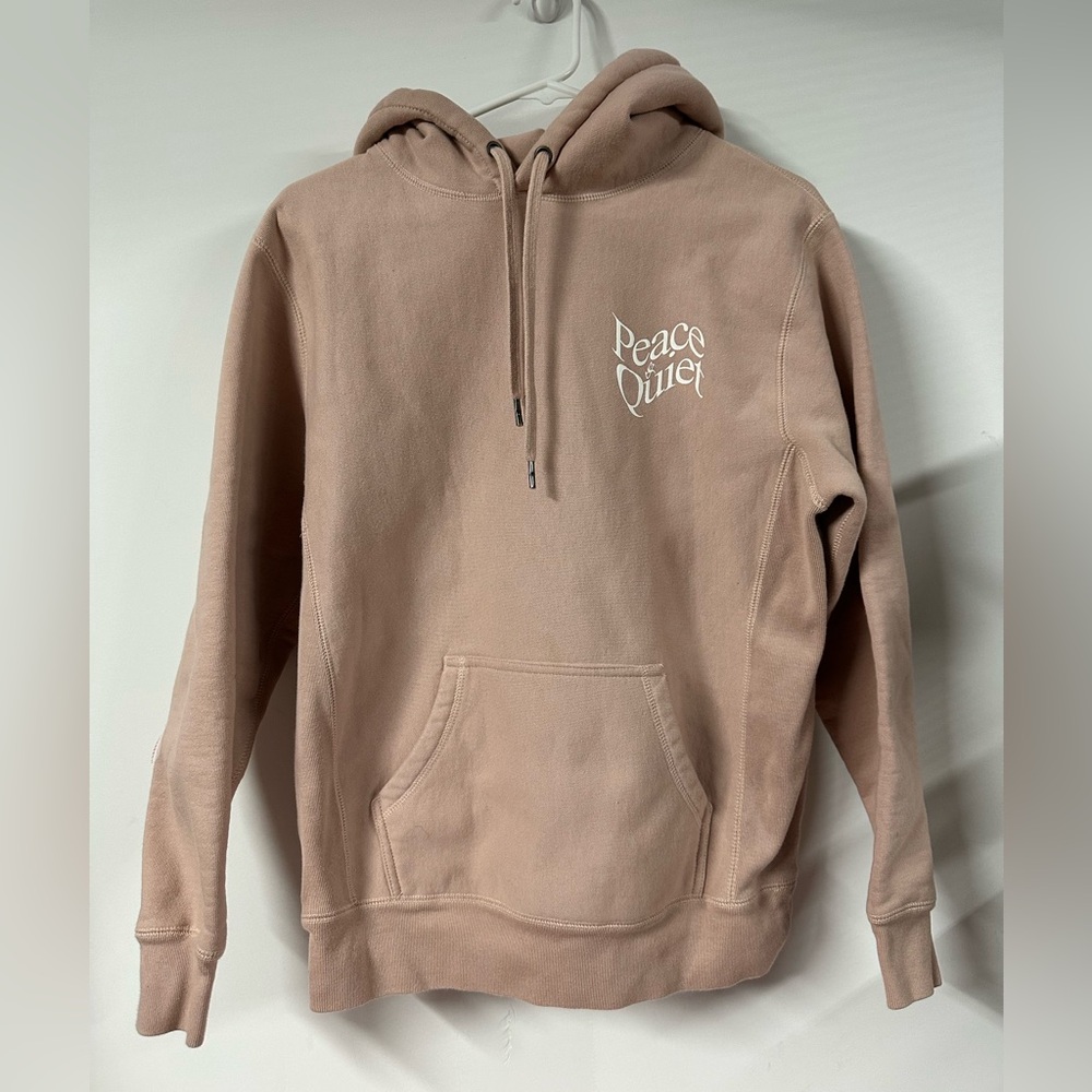 Museum Of Peace and Quiet Logo Hoodie
Sweatshirt Pullover Size Small Pink